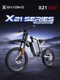 Miniatyrbild 4 av 11: EKX X21 Max 3000W motor, 85km/h hastighet, 30AH Li-Ion batteri, 19-tums offroad-däck, hydrauliska skivbromsar Mountain e-bike