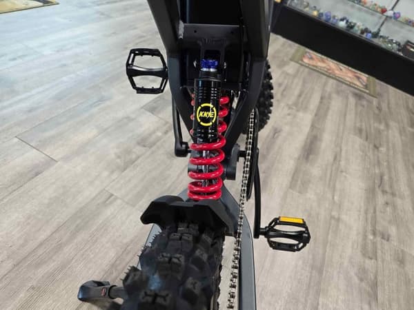 EKX X21 Max 3000W motor, 85km/h hastighet, 30AH Li-Ion batteri, 19-tums offroad-däck, hydrauliska skivbromsar Mountain e-bike