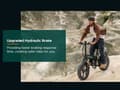 Miniatyrbillede 8 af 9: ENGWE ENGINE PRO 2.0 grøn elektrisk scooter | 750W motor⚡ | 110 km rækkevidde | Momentsensor | Hydrauliske bremser