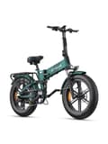 Miniatyrbillede 1 af 9: ENGWE ENGINE PRO 2.0 grøn elektrisk scooter | 750W motor⚡ | 110 km rækkevidde | Momentsensor | Hydrauliske bremser