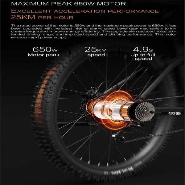 Lankeleisi RX600 Pro 29'' heldämpad elcykel, 650W Peak-motor, 20AH Samsung-batteri, hydrauliska bromsar, Shimano 8-växlar
