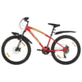 Miniatyrbild 1 av 2: Mountainbike 21 växlar 26-tums däck 36 cm röd