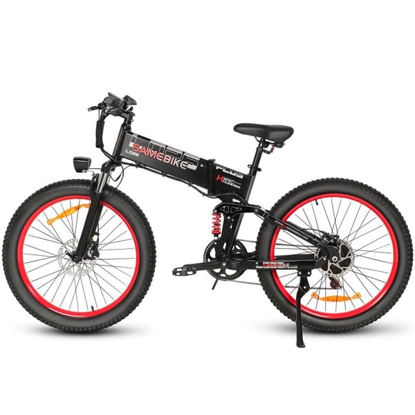 Sammenklappelig elcykel SAMEBIKE LO26-Plus, 1000W motor, 48V 15Ah batteri