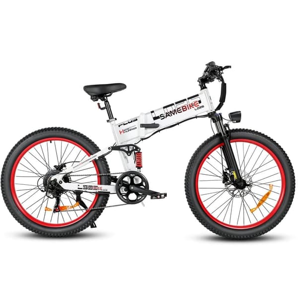 Taittuva sähköpyörä SAMEBIKE LO26-Plus, 1000 W moottori, 48 V 15 Ah akku