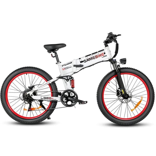 Sammenklappelig elcykel SAMEBIKE LO26-Plus, 1000W motor, 48V 15Ah batteri