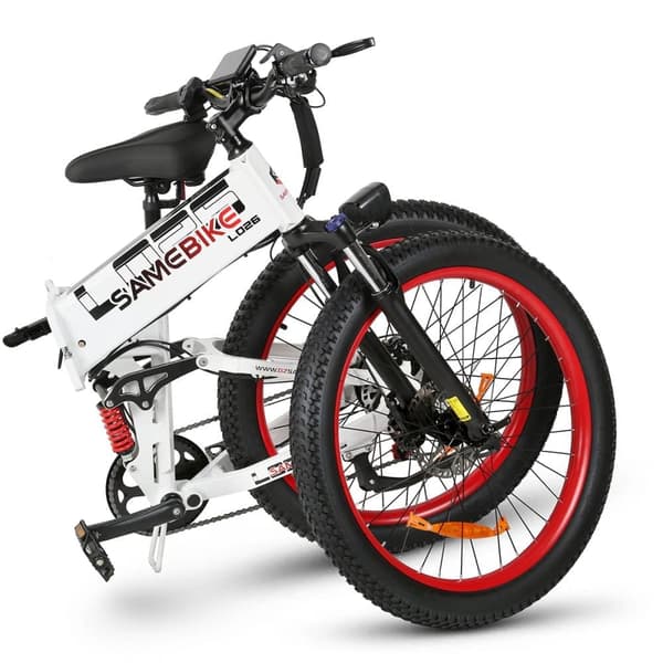 Taittuva sähköpyörä SAMEBIKE LO26-Plus, 1000 W moottori, 48 V 15 Ah akku