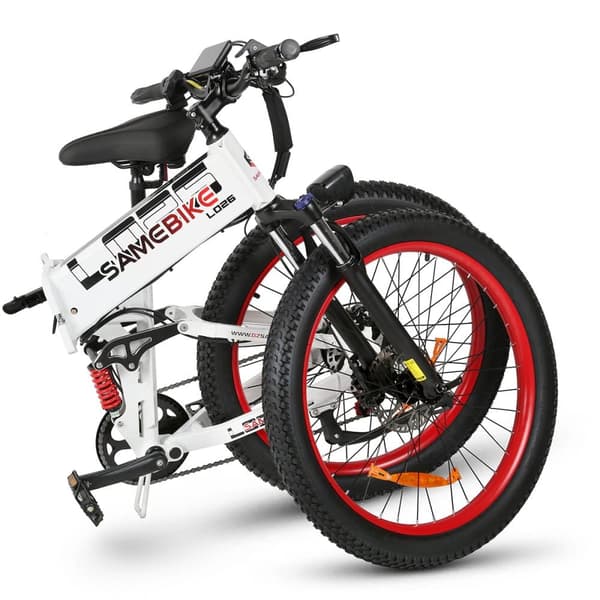 Sammenklappelig elcykel SAMEBIKE LO26-Plus, 1000W motor, 48V 15Ah batteri
