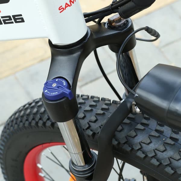 Sammenklappelig elcykel SAMEBIKE LO26-Plus, 1000W motor, 48V 15Ah batteri