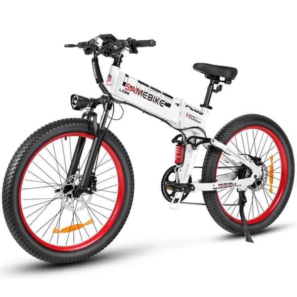 Sammenklappelig elcykel SAMEBIKE LO26-Plus, 1000W motor, 48V 15Ah batteri