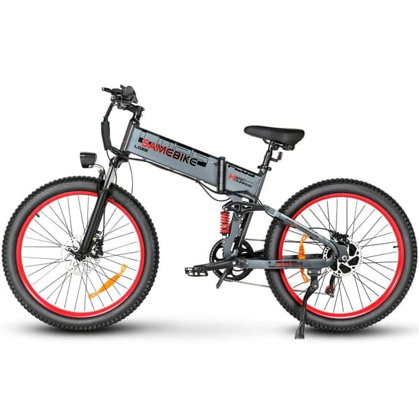 Taittuva sähköpyörä SAMEBIKE LO26-Plus, 1000 W moottori, 48 V 15 Ah akku