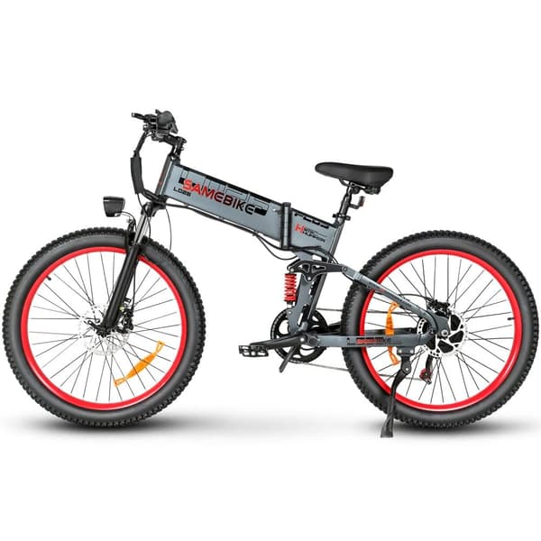 Sammenklappelig elcykel SAMEBIKE LO26-Plus, 1000W motor, 48V 15Ah batteri