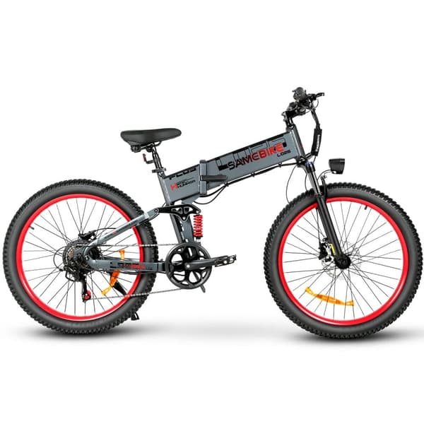 Sammenklappelig elcykel SAMEBIKE LO26-Plus, 1000W motor, 48V 15Ah batteri