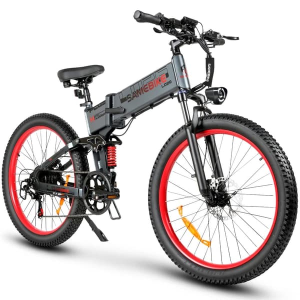 Sammenklappelig elcykel SAMEBIKE LO26-Plus, 1000W motor, 48V 15Ah batteri