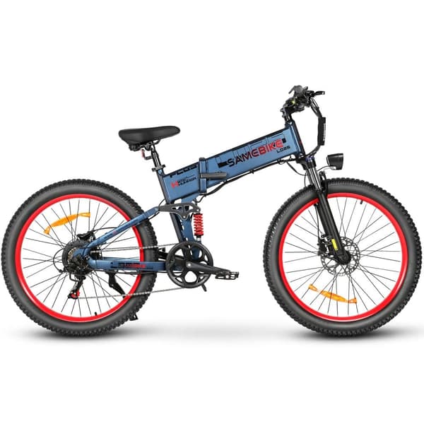 Sammenklappelig elcykel SAMEBIKE LO26-Plus, 1000W motor, 48V 15Ah batteri