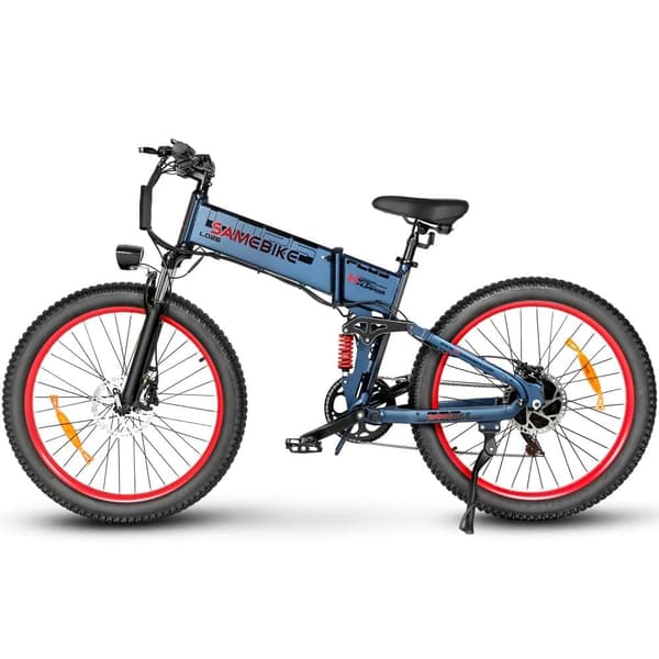 Taittuva sähköpyörä SAMEBIKE LO26-Plus, 1000 W moottori, 48 V 15 Ah akku