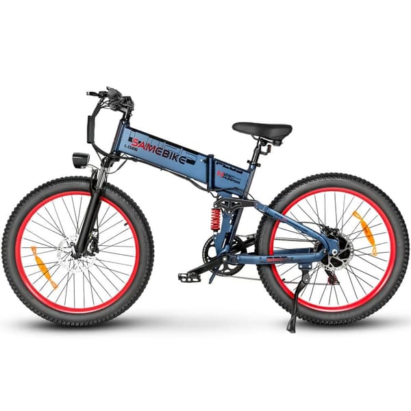 Sammenklappelig elcykel SAMEBIKE LO26-Plus, 1000W motor, 48V 15Ah batteri