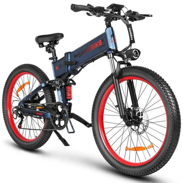 Sammenklappelig elcykel SAMEBIKE LO26-Plus, 1000W motor, 48V 15Ah batteri