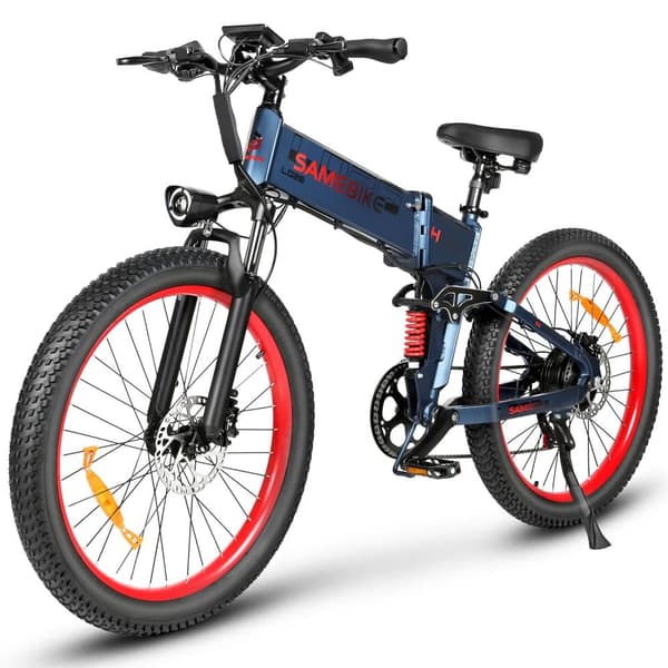 Sammenklappelig elcykel SAMEBIKE LO26-Plus, 1000W motor, 48V 15Ah batteri
