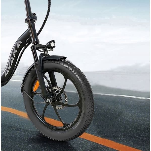 Fällbar elfordon AVAKA BZ20 PLUS 48V 18.2AH 500W 32km/h 20" E-cykel svart