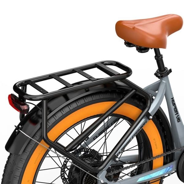 OVIVO HYPER V6 elcykel 250W 48V 20Ah 960Wh 25KM/H 150KM Grå