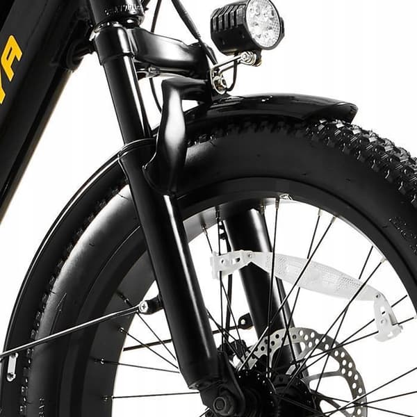 CEAYA R8-SE Elektriska fordon 20"*3.0 hopfällbara däck 1000W 15AH 45KM/H E-BIKE Svart