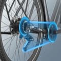Miniatyrbild 4 av 6: Vuxen elcykel FAFREES 10Ah 250W 100km SHIMANO 9 växlar