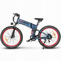 Miniatyrbild 1 av 4: Fällbar elcykel Samebike LO26PLUS 900W 45KM/H 15AH 26*3.0" MTB
