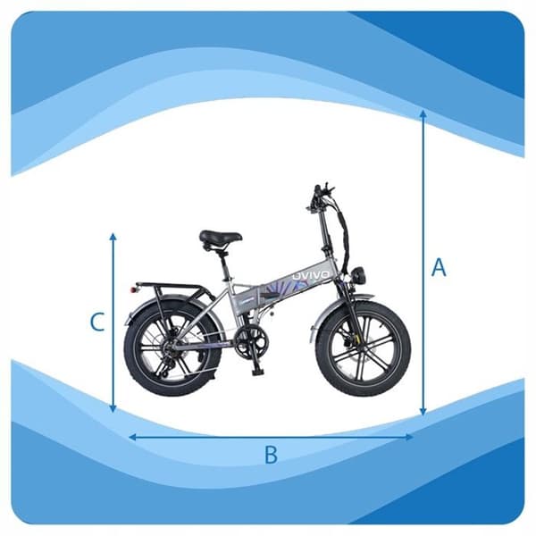 Elcykel OVIVO HYPER V2 grå 250W hjul 20 "