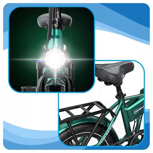 Elcykel OVIVO HYPER V2 grå 250W hjul 20 "
