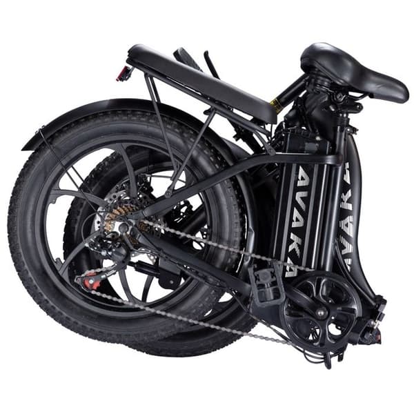 Fällbar elfordon AVAKA BZ20 PLUS 48V 18.2AH 500W 32km/h 20" E-cykel svart