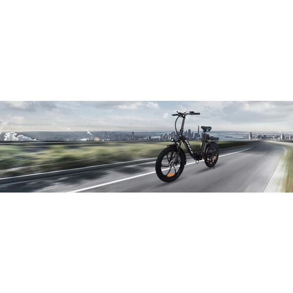 Fällbar elfordon AVAKA BZ20 PLUS 48V 18.2AH 500W 32km/h 20" E-cykel svart