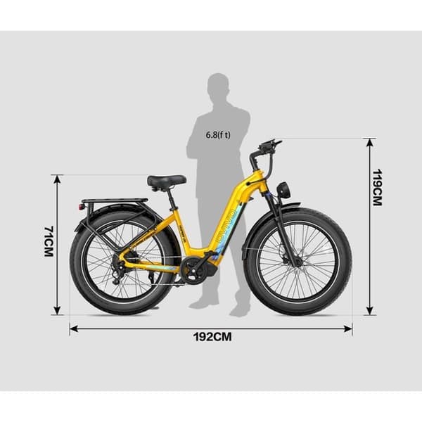 Elcykel OVIVO HYPER V6 gul