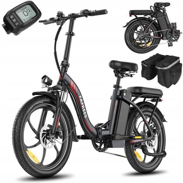 Städer Elcykel Fällbar. FAFREES F20+ 250W 36V 20AH 25KM/H 90KM