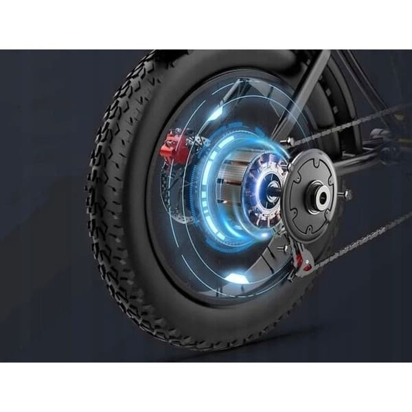 Ridstar Q20 elektrisk cykel Räckvidd 80km Motor 1000W fullt fjädrad Shimano 7 växlar VTT fat bike Batteri 48V 15Ah Svart