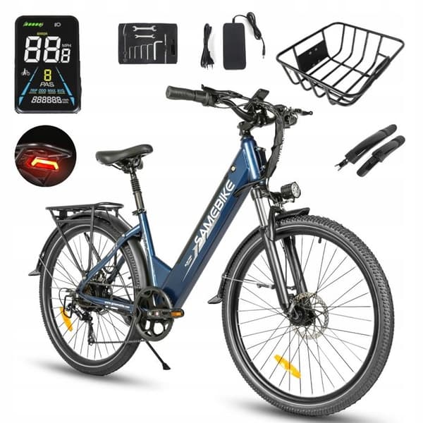 Nya elektriska stadsfordon Samebike RS-A01Pro-T 500W 15AH 32KM/H