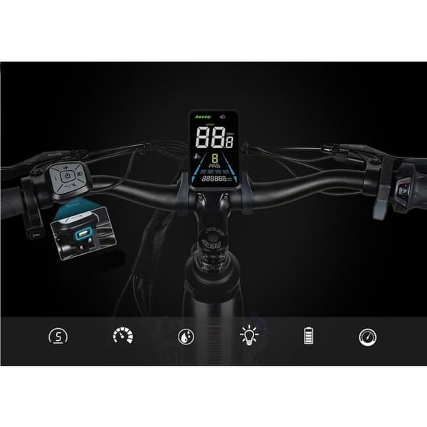 "Samebike RS-A01 Pro 1000W 15Ah 35KM/H 90KM 26"