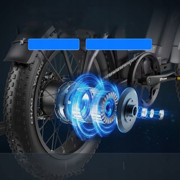 Fältfordon elektrisk FAFREES FF20 Polar 24AH 860W 45KM/H 150KM 20*4".