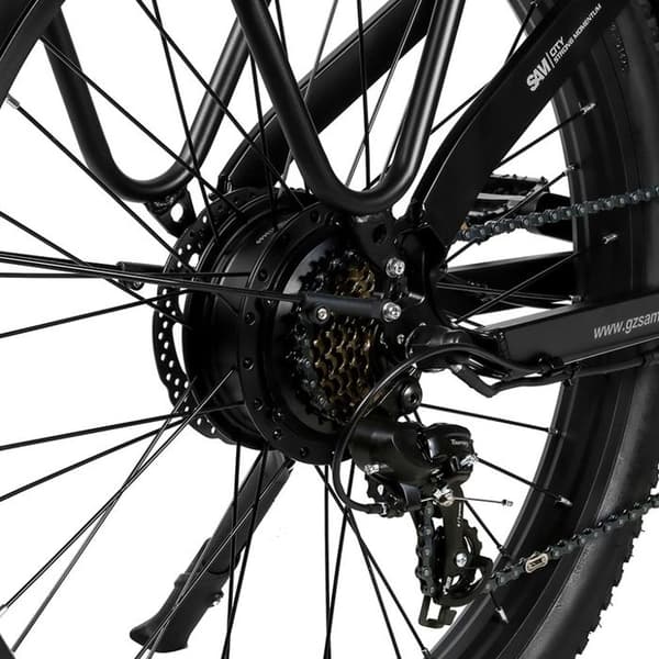 Steg-genom Vit Elfordon Samebike RS-A01 Plus 48V 14Ah 26 Tum Däck