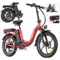 Miniatyrbild 1 av 6: Fafrees F20+ elektriskt fordon 250W 36V 20AH 25KM/H 90HK Däck 20*3,0 tum