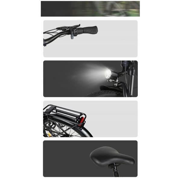 Urbana elfordon Samebike RS-A01Pro 500W 36V 35KM/H 2025+BAG 26'''