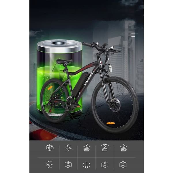 Elfordon 500W 36V 13AH 35KM/H 26" Man/Kvinna