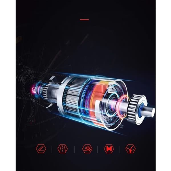 Elfordon 500W 36V 13AH 35KM/H 26" Man/Kvinna
