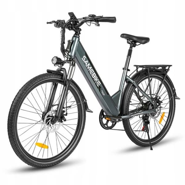 26*2,1" Elektrisk fordon Samebike A01 Pro 500W 35KM/H 90KM 15Ah PL Grå