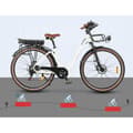 Miniatyrbild 2 av 3: Urbant elektriskt fordon Samebike RS-A07 750W 36V 35KM/H 28" med korg