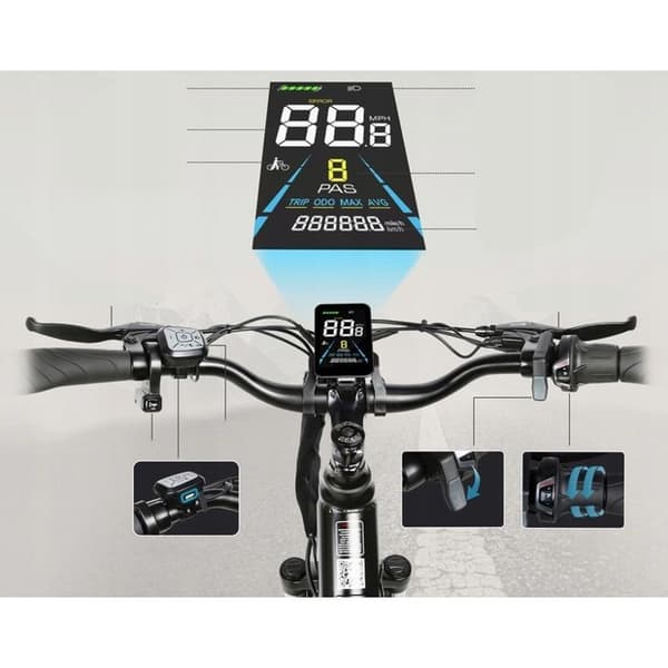 Nya elektriska stadsfordon Samebike RS-A01Pro-T 500W 15AH 32KM/H