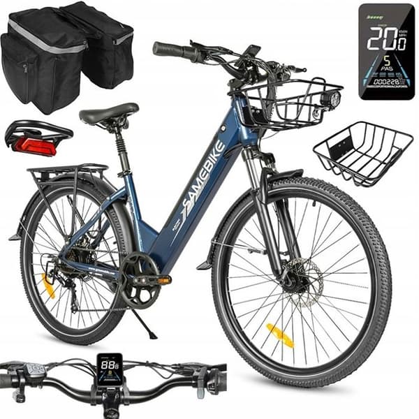 Nya elektriska stadsfordon Samebike RS-A01Pro-T 500W 15AH 32KM/H