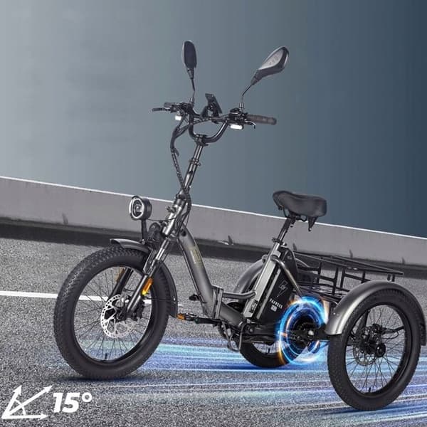 Fafrees F20 Mate 750W 21AH 30KM/H 115KM förbättrad elektrisk trehjuling