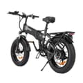 Miniatyrbild 2 av 5: Elcykel-Ridstar H20 Pro-motor 2000W, batteri 48V 23AH, däck 20×4", svart