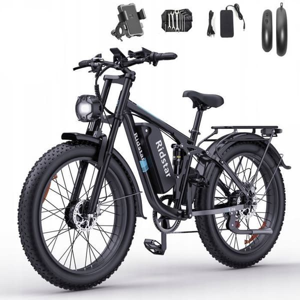 Elcykel - Ridstar - E26 Pro - 2000W - 48V 23AH - 40-60 km räckvidd