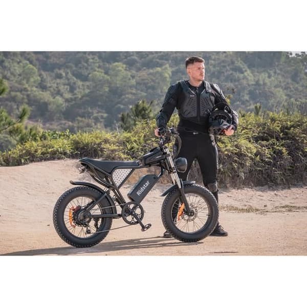 Ridstar Q20 Elcykel - 1000W - Avtagbart batteri 48V-15Ah - 7 Växlar SHIMANO - 20’’ Hjul Stora Däck